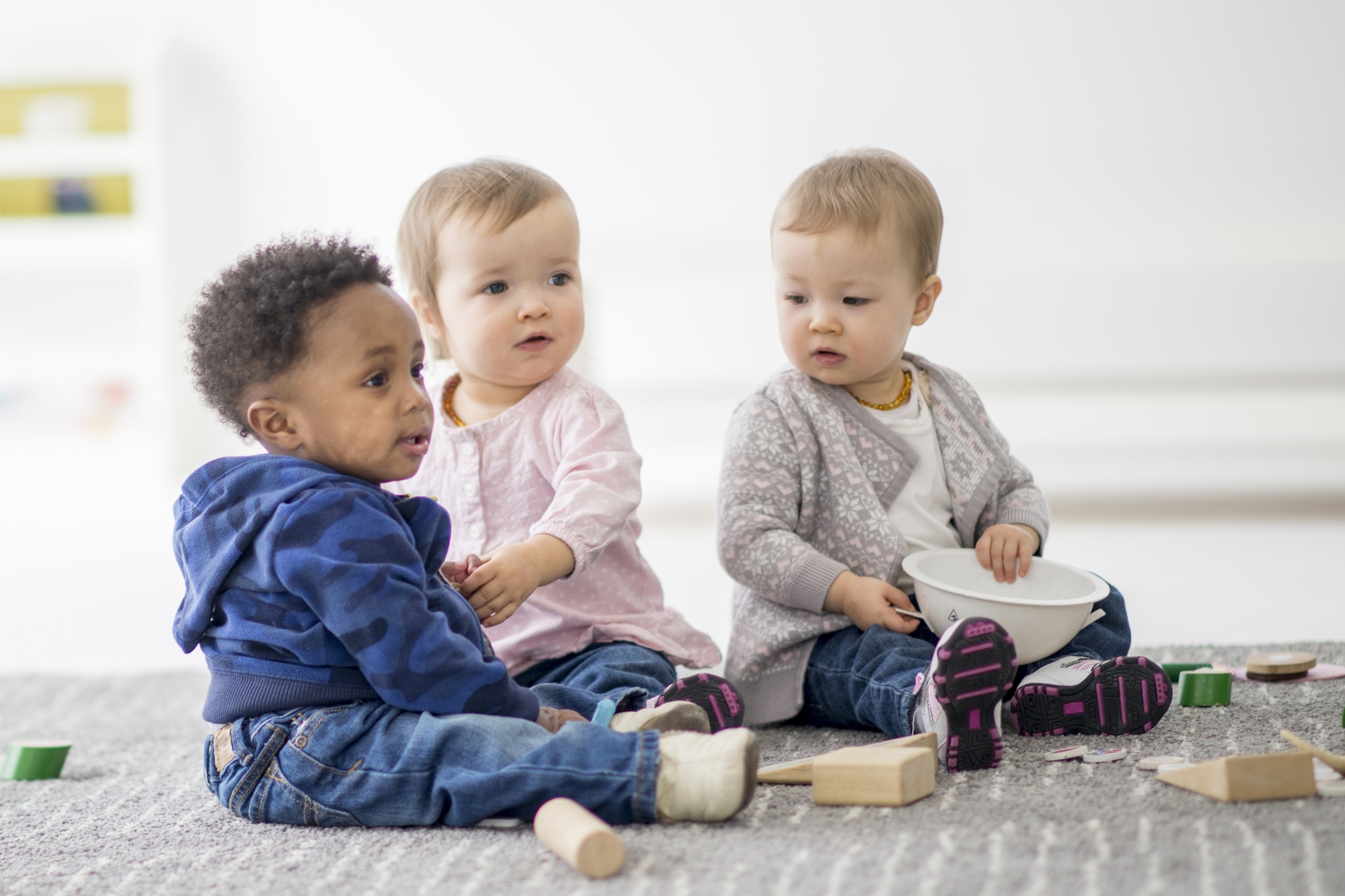 Interaction entre des bébés