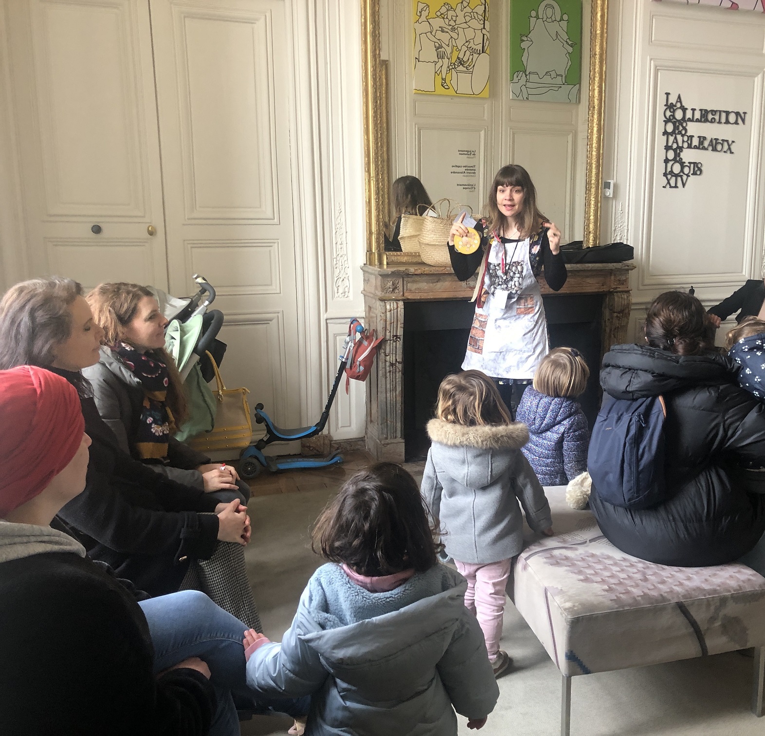 Auxiliaires parentales au château de Versailles