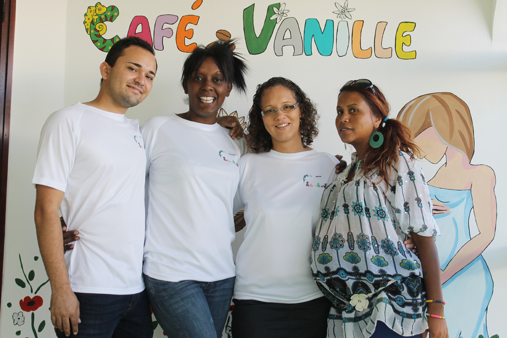 Equipe de la MAM café vanille