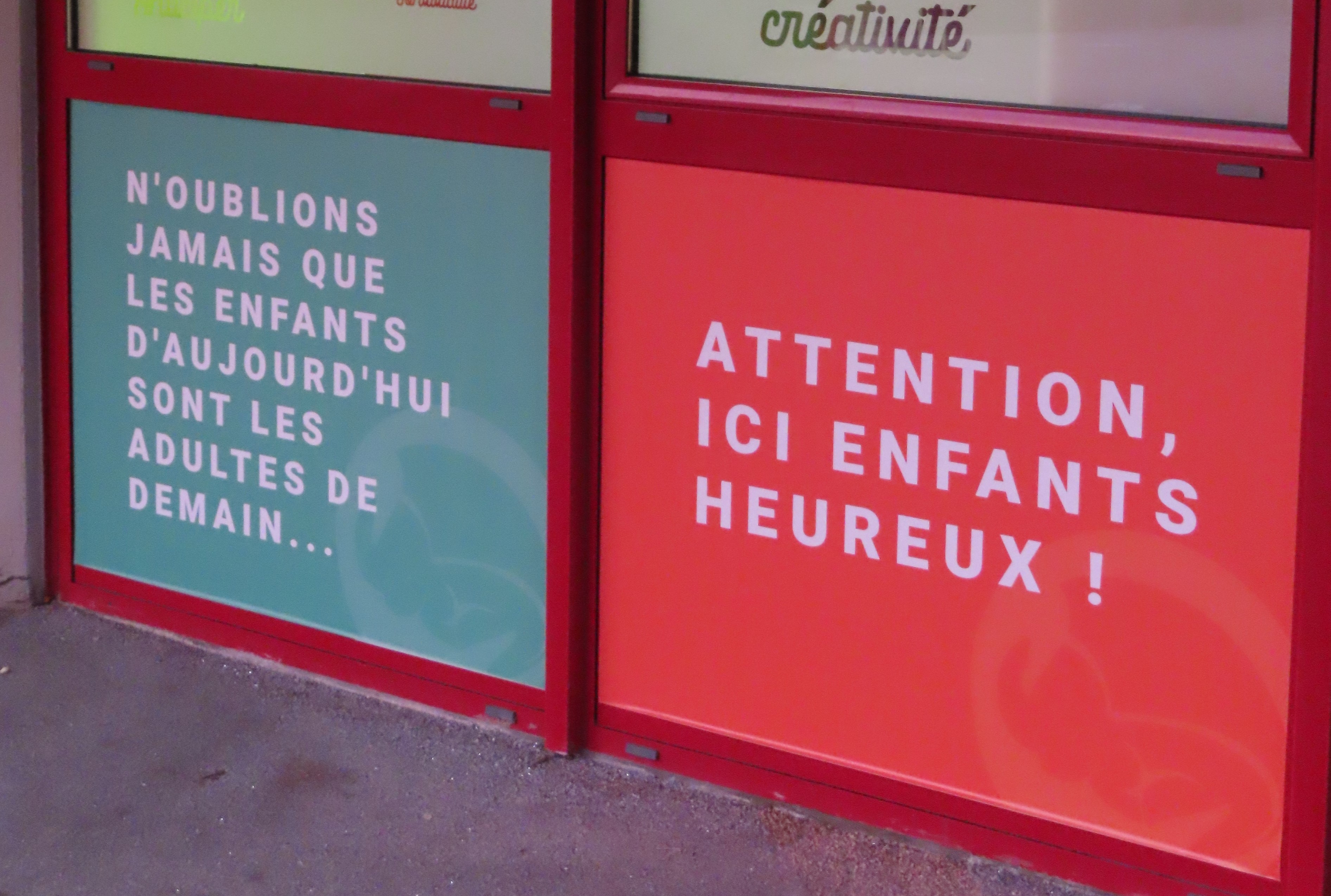 slogans de la crèche