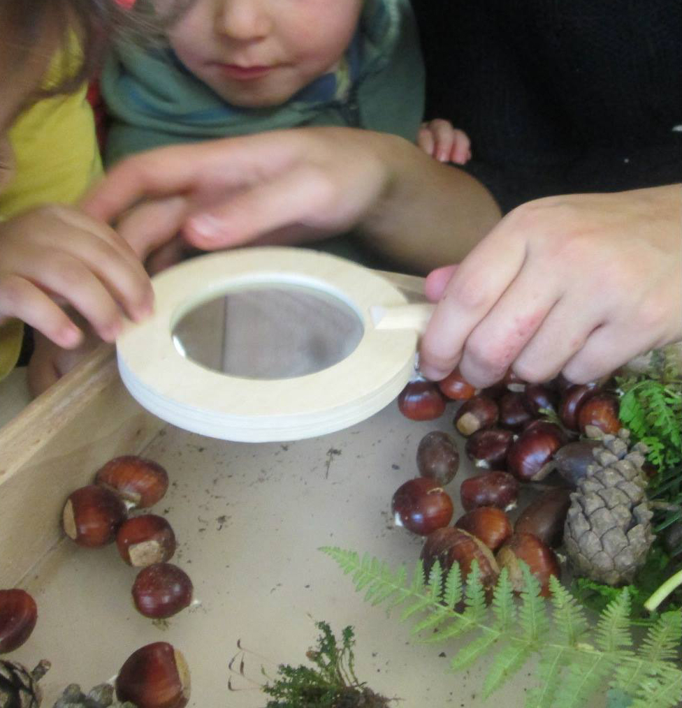 Atelier reggio dans une crèche