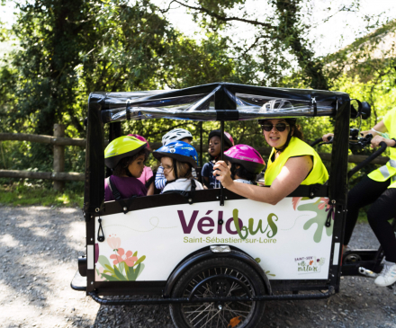 le velobus de Saint debastien sur Loire