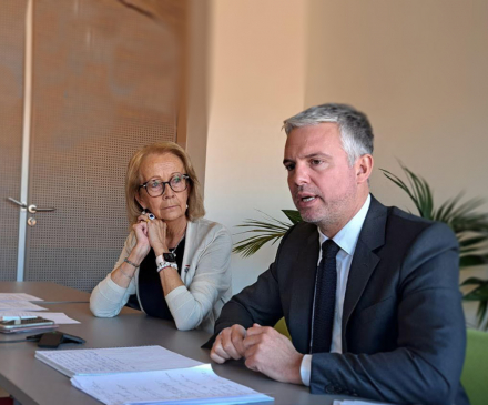 Jean-Christophe Combe lors de la réunion du comité de filière Petite Enfance