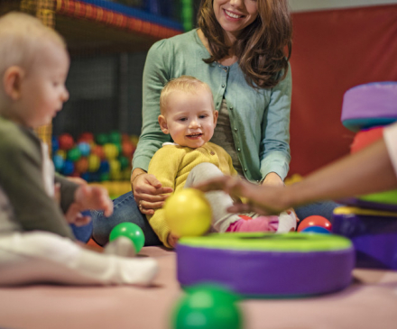 à la crèche