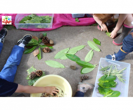 enfants et plantes