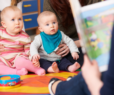 bébés à la crèche