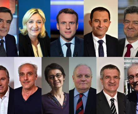 candidats à la présidentielle 2017