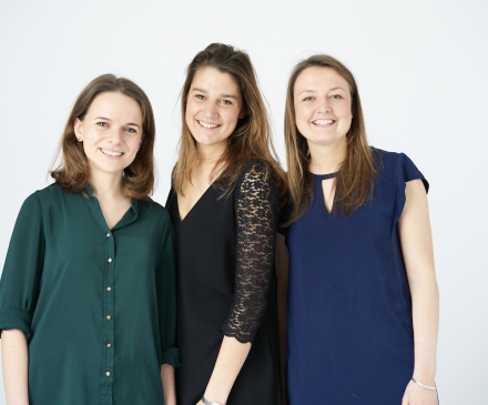 Isabelle, Pauline et Astrid 