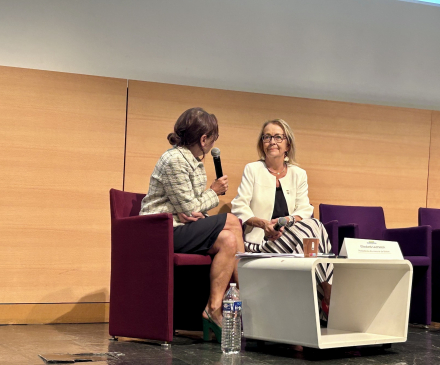 Elisabeth Laithier lors de la Rentrée de la Petite Enfance 