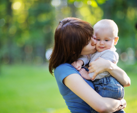 maman et son petit garçon