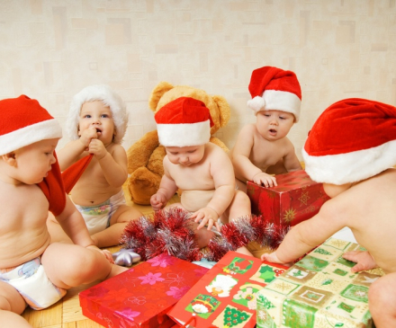 bébés à Noël