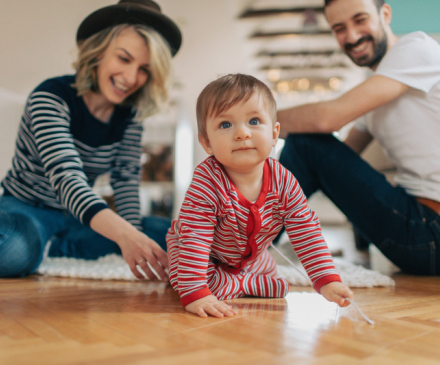 parents avec bébé