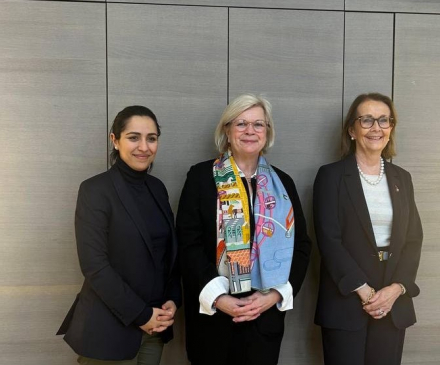 Sarah El Hairy, Catherine Vautrin et Elisabeth Laithier