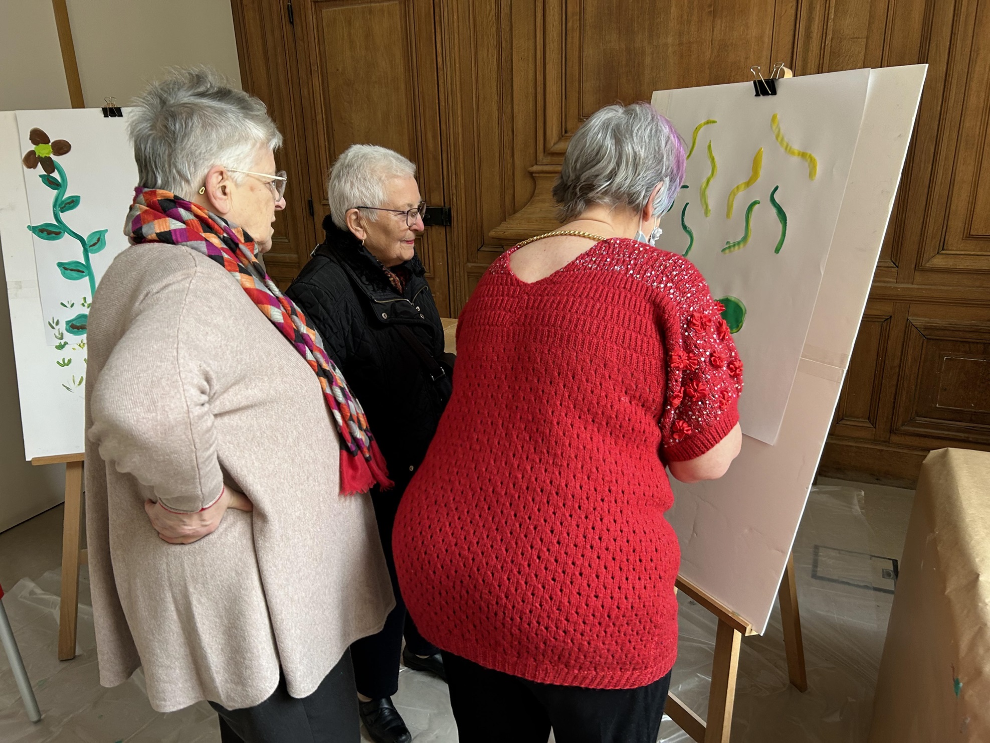 atelier intergénérationnel au château de Versailles