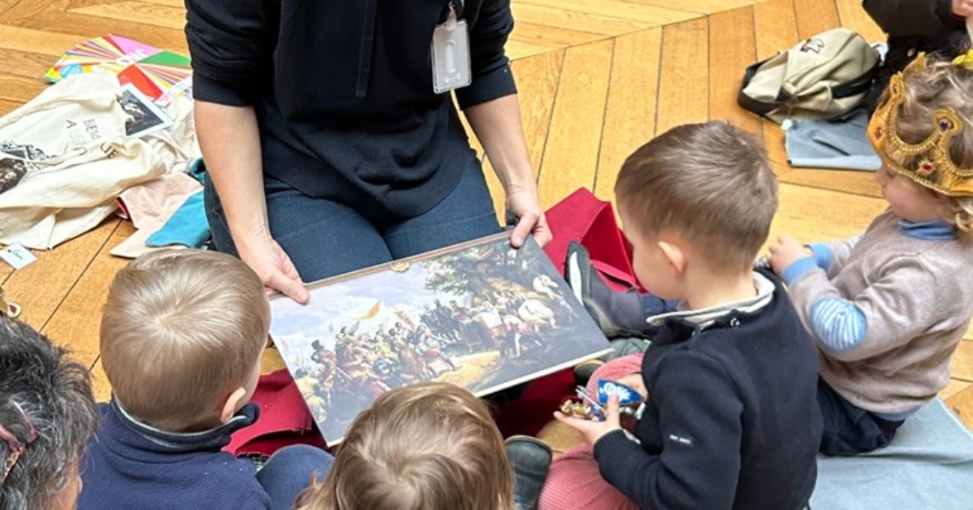 atelier intergénérationnel au château de Versailles