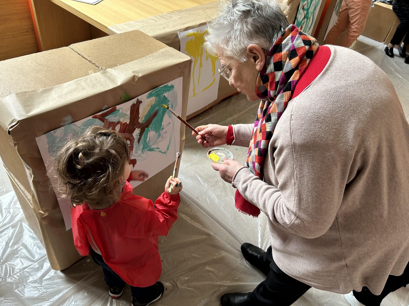 atelier intergénérationnel au château de Versailles